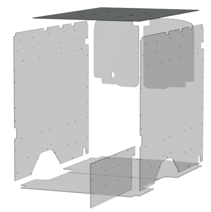 755-114-2614X – LEGEND FLEET Van Ceiling Liner, White Polypropylene Outer Layer With A Plastic Core Backed With Foam ...